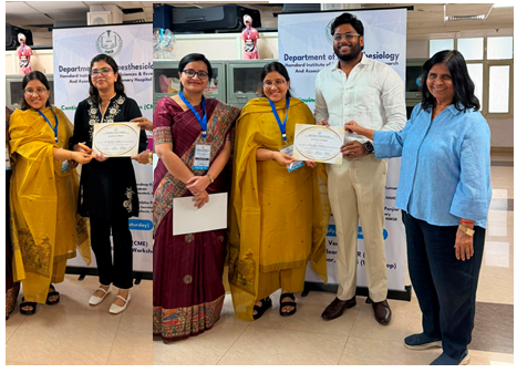 GIMS Anaesthesia Residents win in Poster Competition